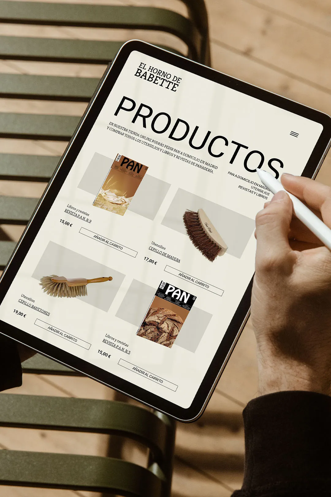 El Horno de Babette — ecommerce y sistema visual digital